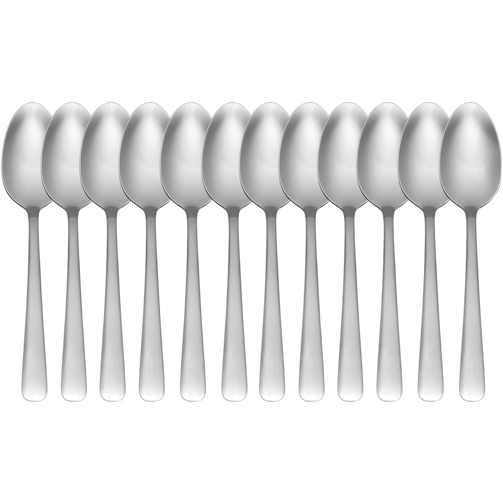 Cucharas Soperas M&ouml;ven Maya &ndash; Pack de 12 Piezas, Acero Inoxidable 18/0 image number null
