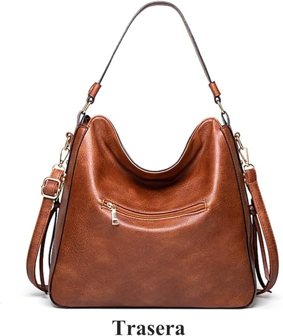 A CHIFEI Bolsa Mujer Mano Compras Casual Cruzada Organizadora Bolso Hombro. image number null