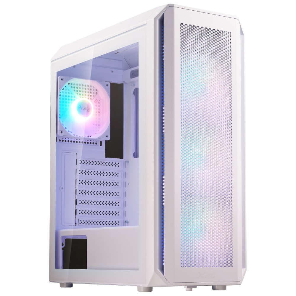 Gabinete Adata VALOR AIR PLUS, Midi-Tower, ATX/Micro-ATX/Mini-ITX, sin Fuente, 4 Ventiladores Instalados, Blanco image number null