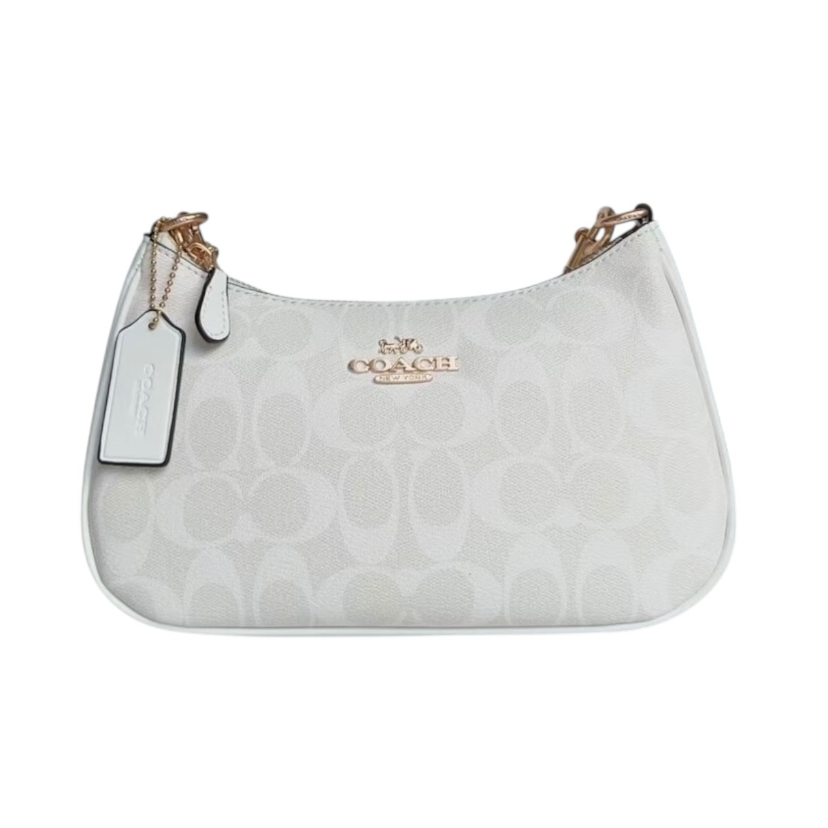 Bolsa Crossbody COACH Teri color blanco liso canva image number null