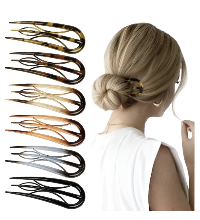 6 Pinzas Para Cabello Horquillas Para Pelo Accesorios Mujer 6pcs image number null