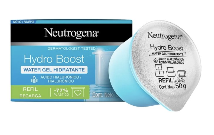 Neutrogena Hydro Boost Refill Crema Hidratante Facial con &Aacute;cido Hialur&oacute;nico, 50g image number null