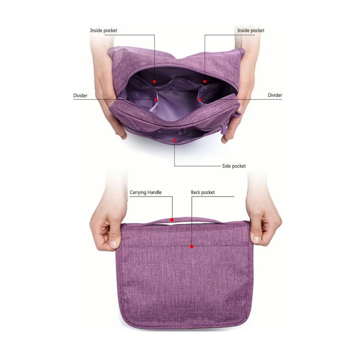Neceser De Viaje Mujer, Cosmetiqueras,bolsa Organizadora Azul image number null