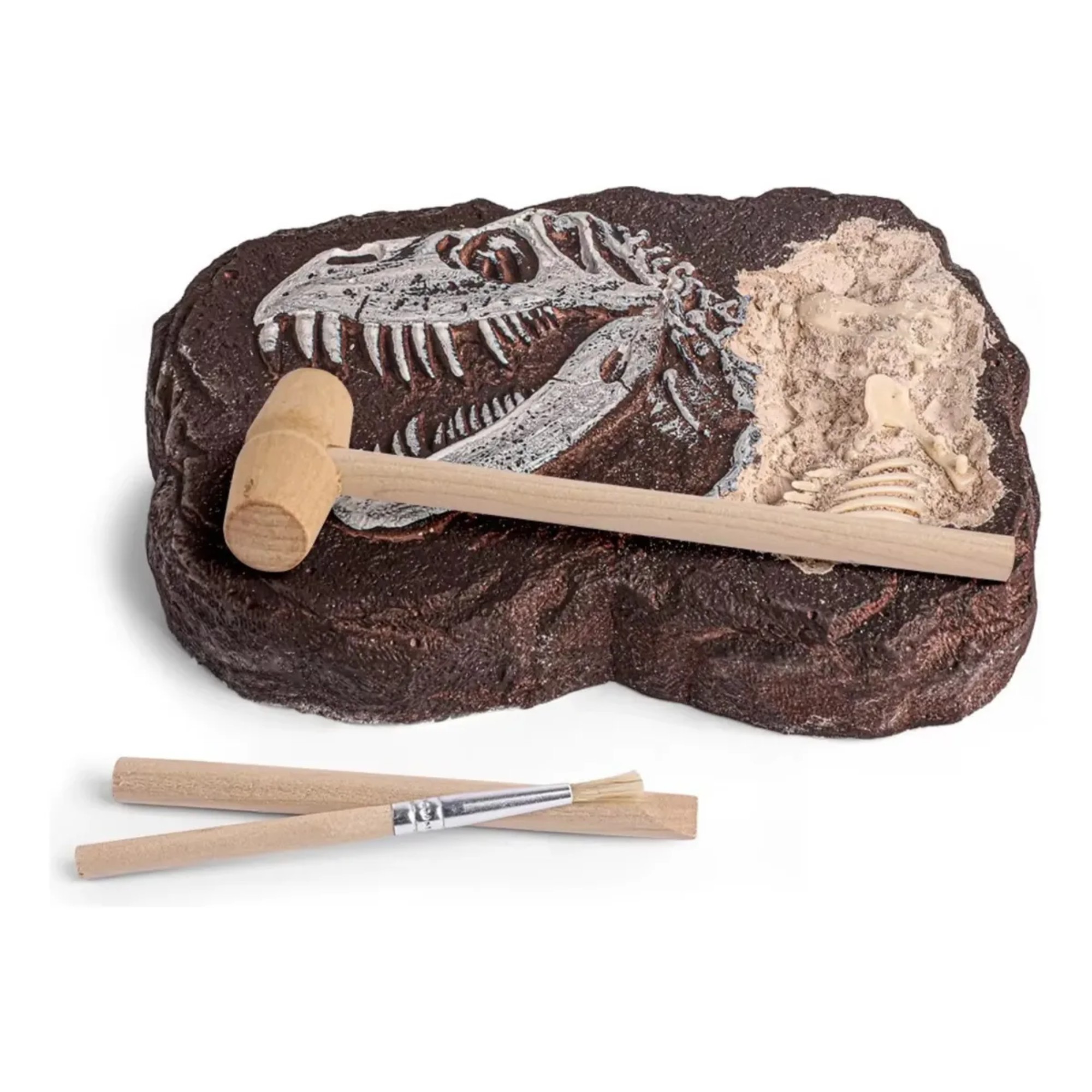 F&oacute;sil Set Educativo , Exploraci&oacute;n Total Libera y Despierta al T-Rex con Luz, Dino-Luminiscente Brilla en la Oscuridad image number null
