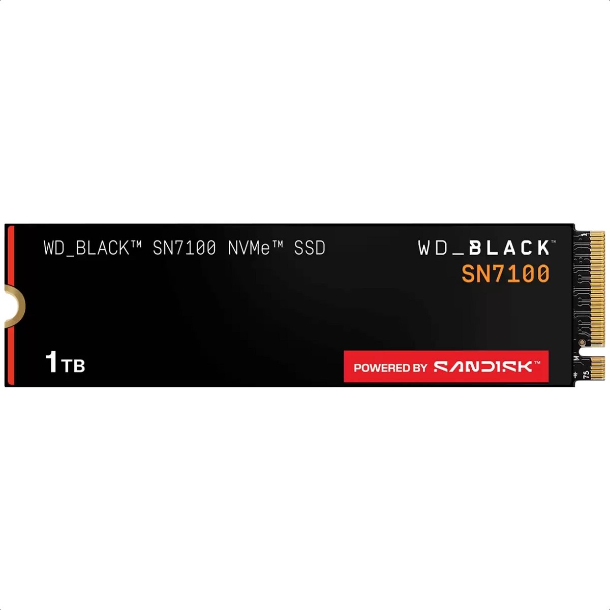 M.2 2280 SSD 1TB Western Digital WD Black SN7100 PCIe 4.0 NVMe WDS100T4X0E image number null