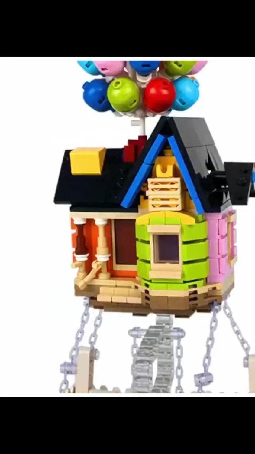 Bloques construcci&oacute;n Casa Globos 635 pz Colores image number null