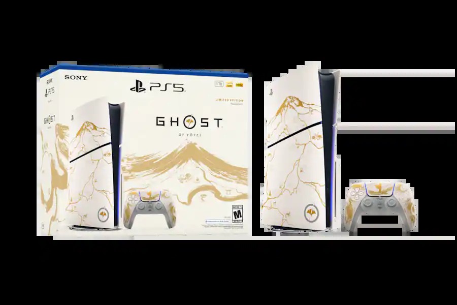 Consola Playstation Sony 5 Edici&oacute;n Limitada Ghost of Yotey image number null