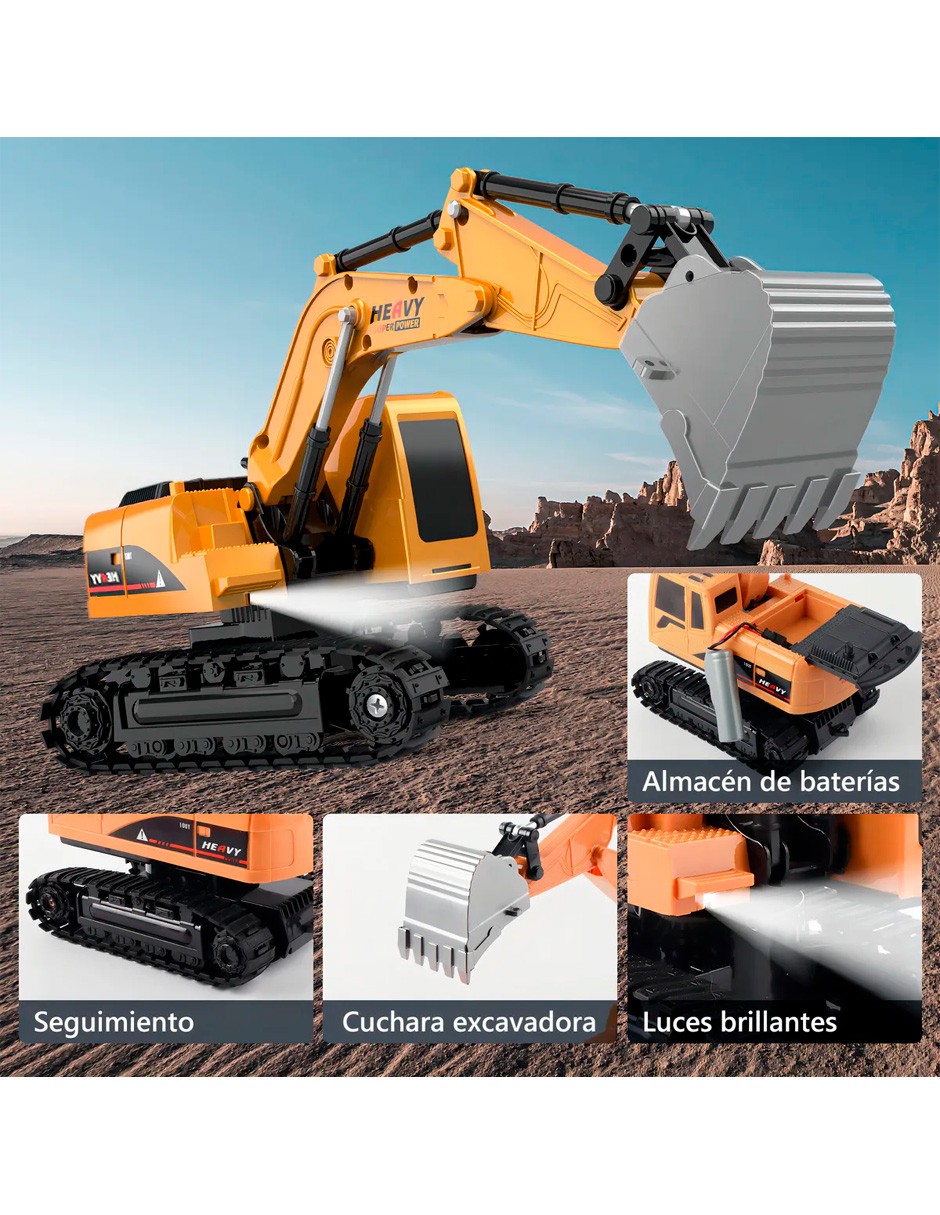 Petukita Box &ndash; Excavadora RC 2-en-1 Potente y Divertida a control Remoto image number null