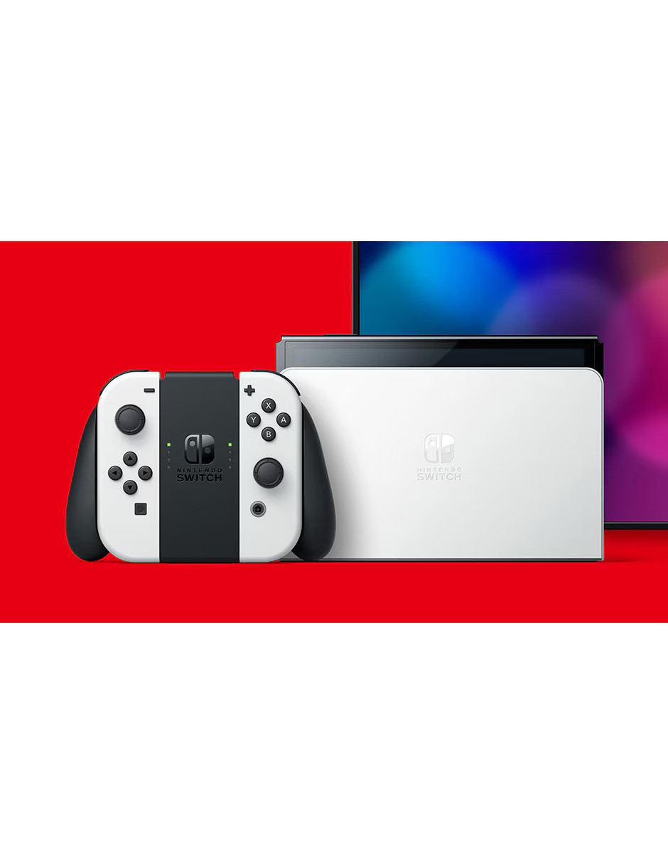 Nintendo Switch OLED 64 GB Edici&oacute;n Standard Blanco. image number null