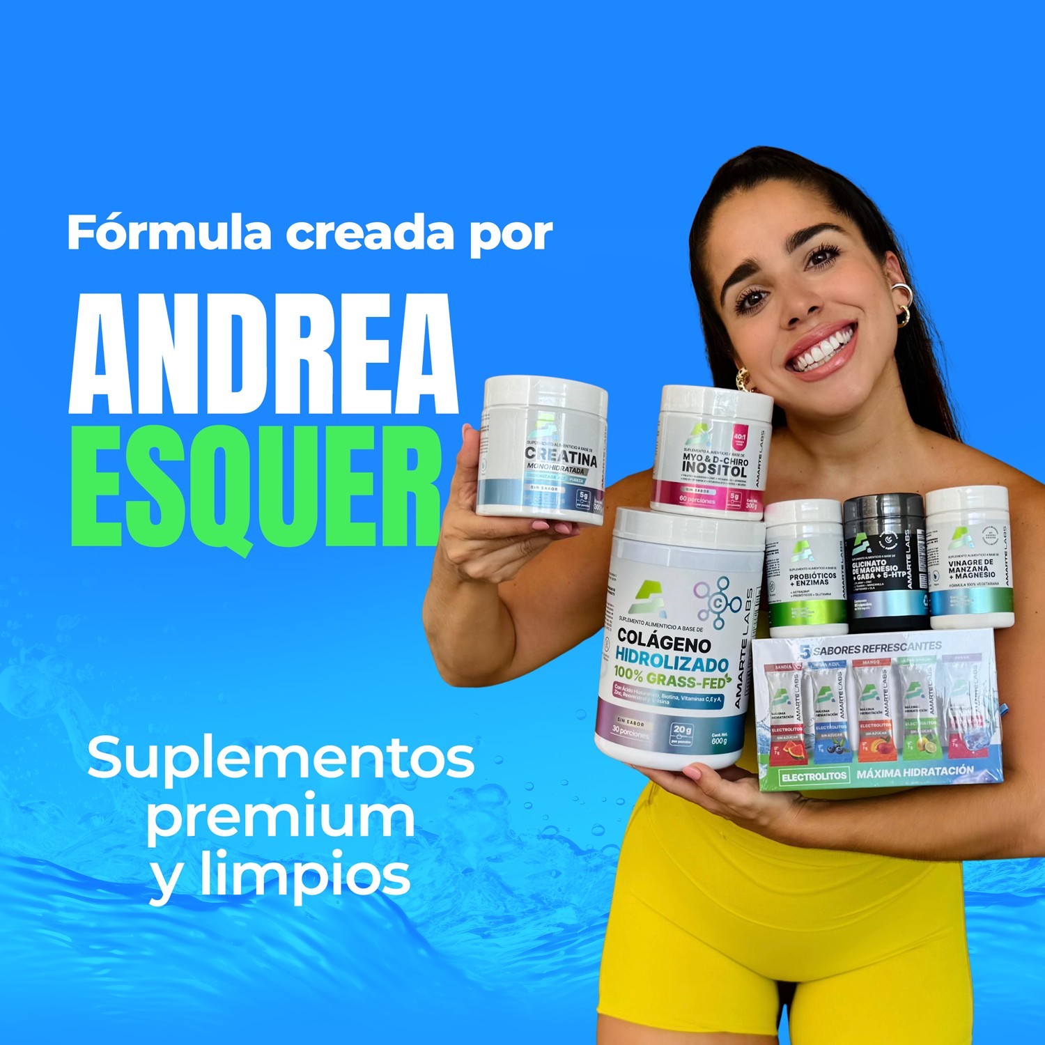 Amarte Labs Electrolitos En Polvo Hidrataci&oacute;n R&aacute;pida 1000 Mg image number null