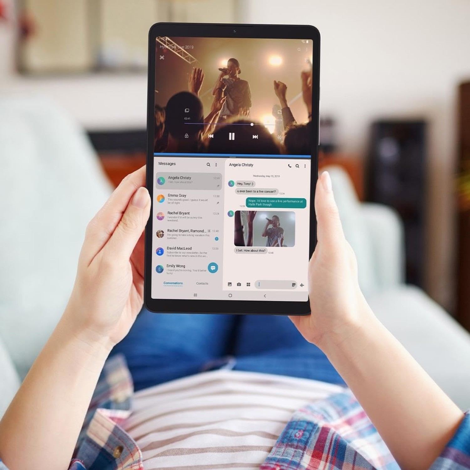 Samsung Galaxy TAB A9 8.7" Pulgadas HD+ IPS - 4GB RAM 64GB - Plateado image number null