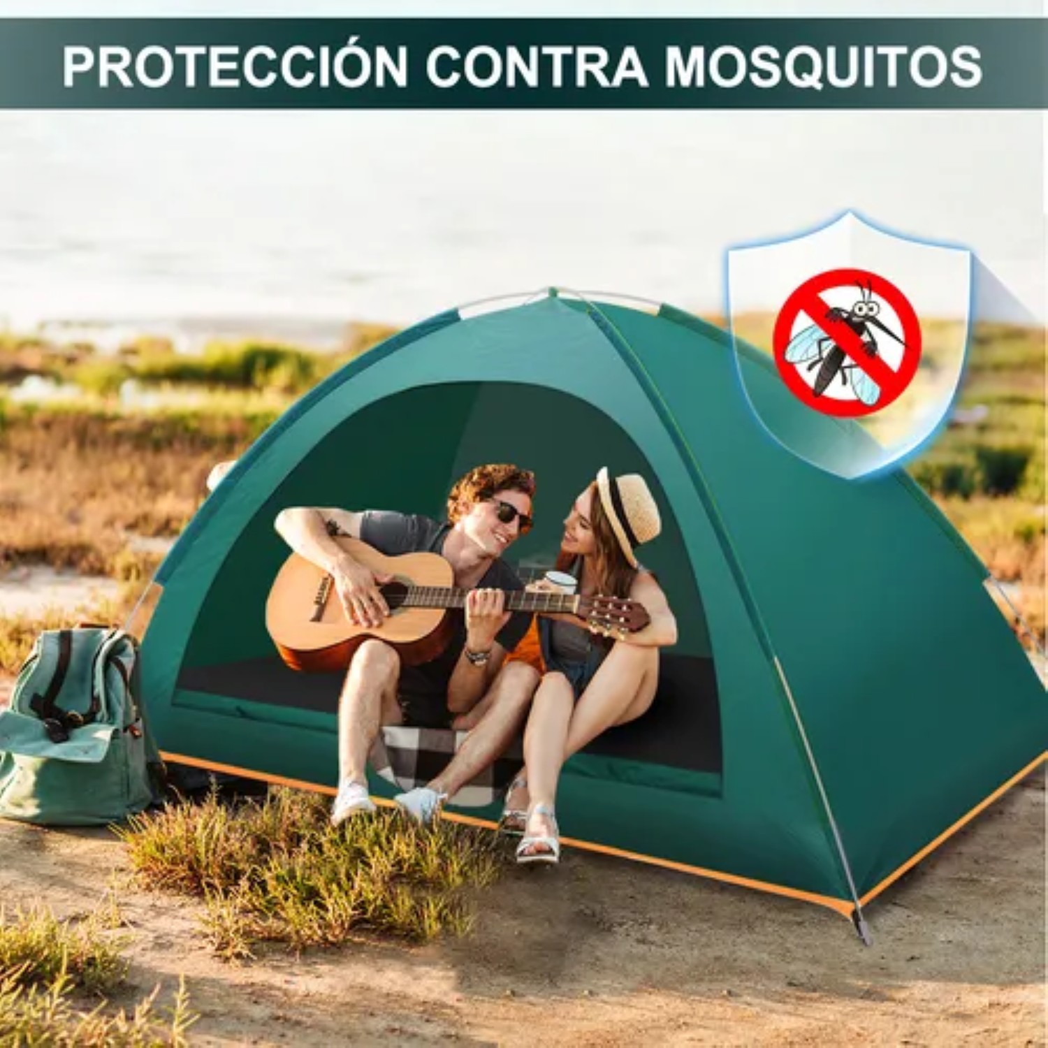 "Tiendas Casa Campa&ntilde;a 2 Personas verde musgo " image number null