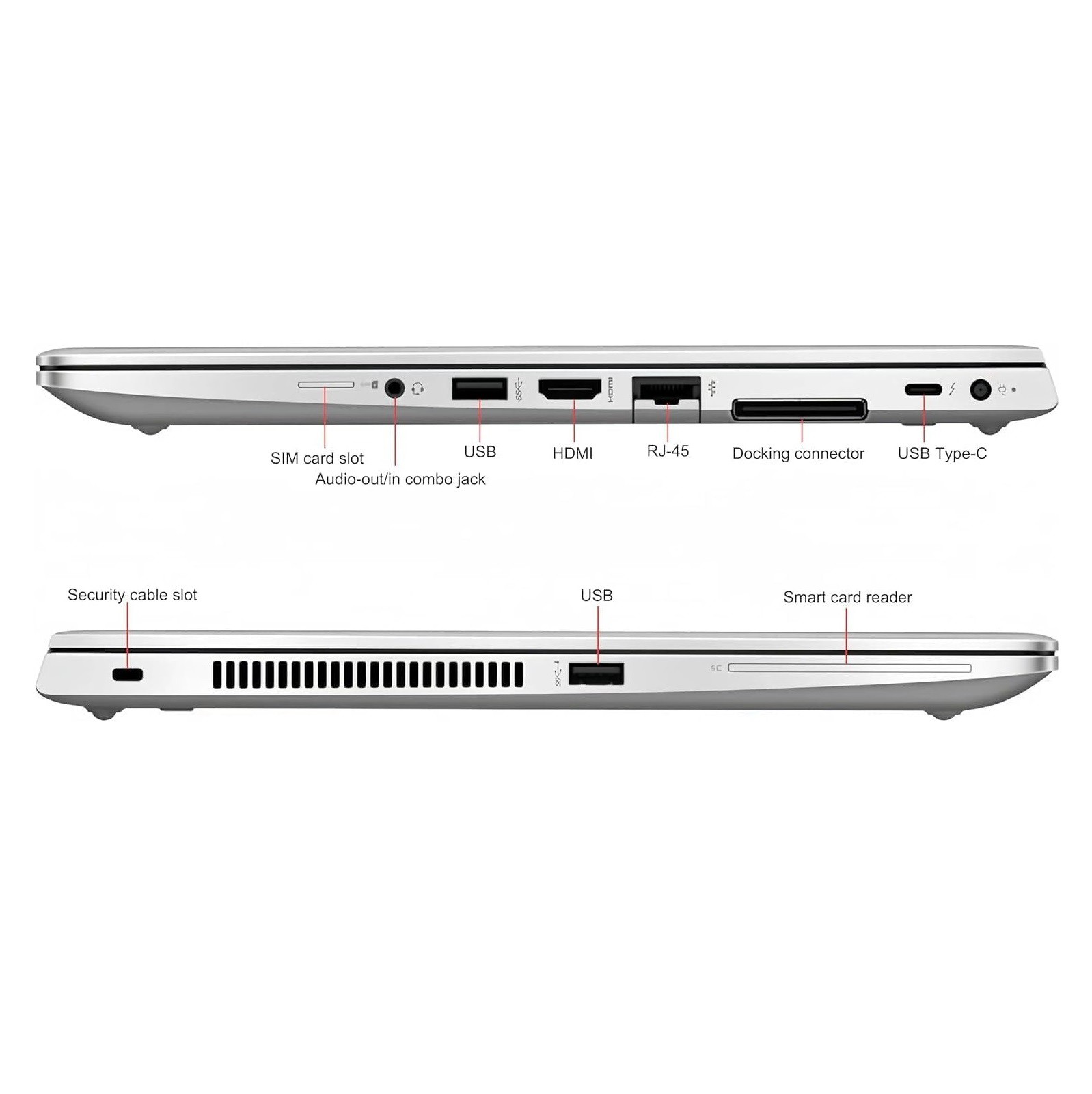Laptop HP 830 G5 13" Intel Core i5-8a 8GB Ram 256GB SSD Plata Reacondicionado image number null