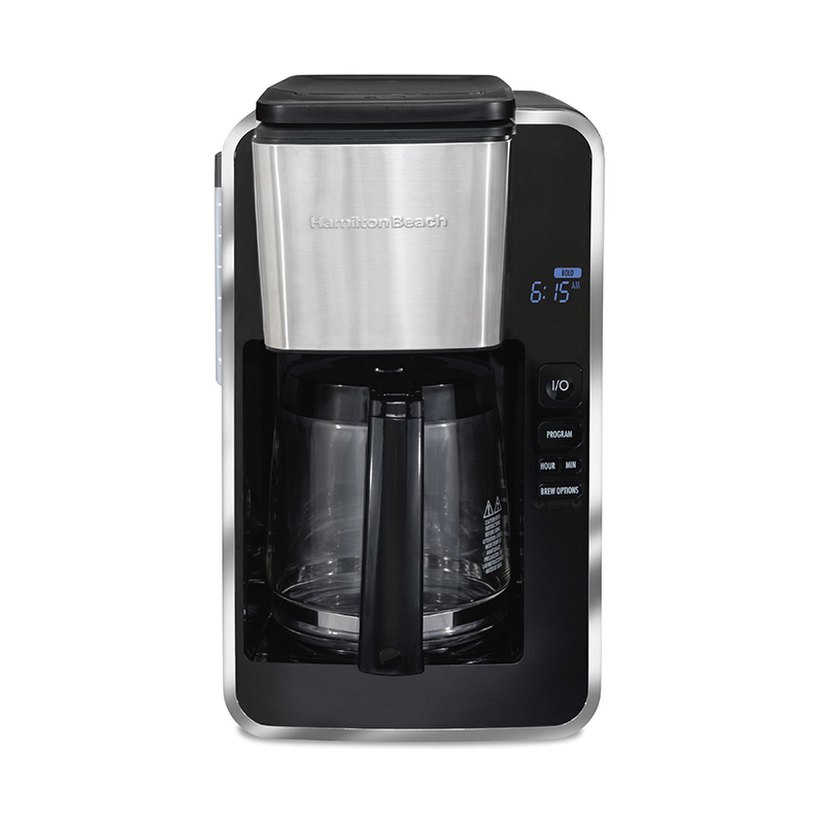 Cafetera Programable Hamilton Beach FrontFill 12 Tazas Negra 46321 image number null