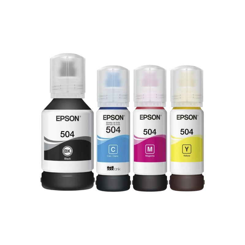 KIT MULTIFUNCIONAL EPSON L6370 ECONTACK WIFI + KIT DE TINTAS T504 image number null