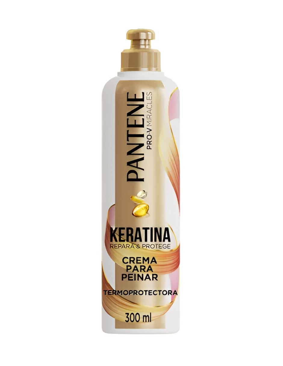 Kit Pantene Keratina Pro-V Miracles, Shampoo, Acondicionador para Cabello y Crema para Peinar, Repara e Protege, 1320ml image number null