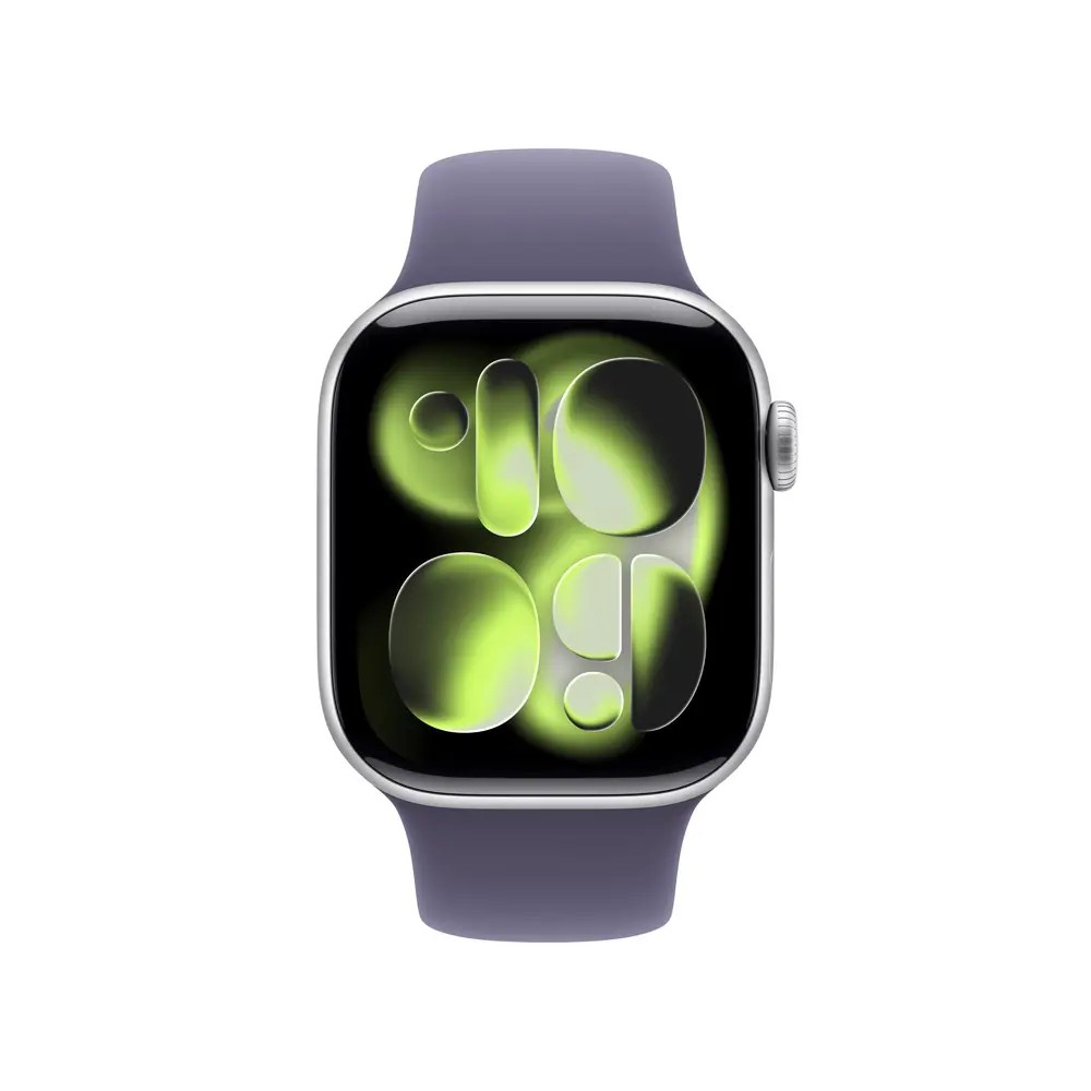 Apple Watch S11 GPS 42mm Plata Correa Morado Niebla S M image number null