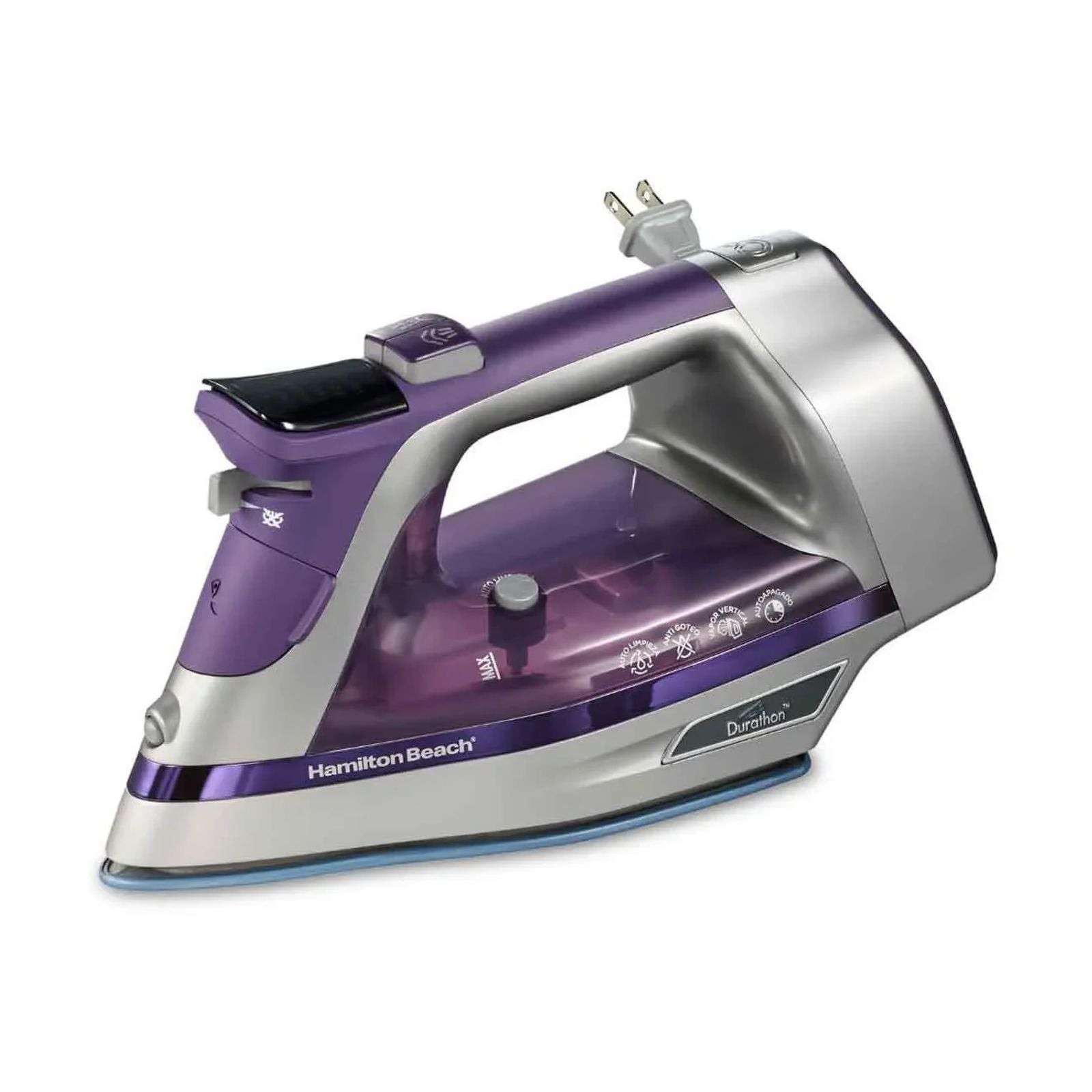 Plancha de Vapor Hamilton Beach Durathon Morada 19971 image number null