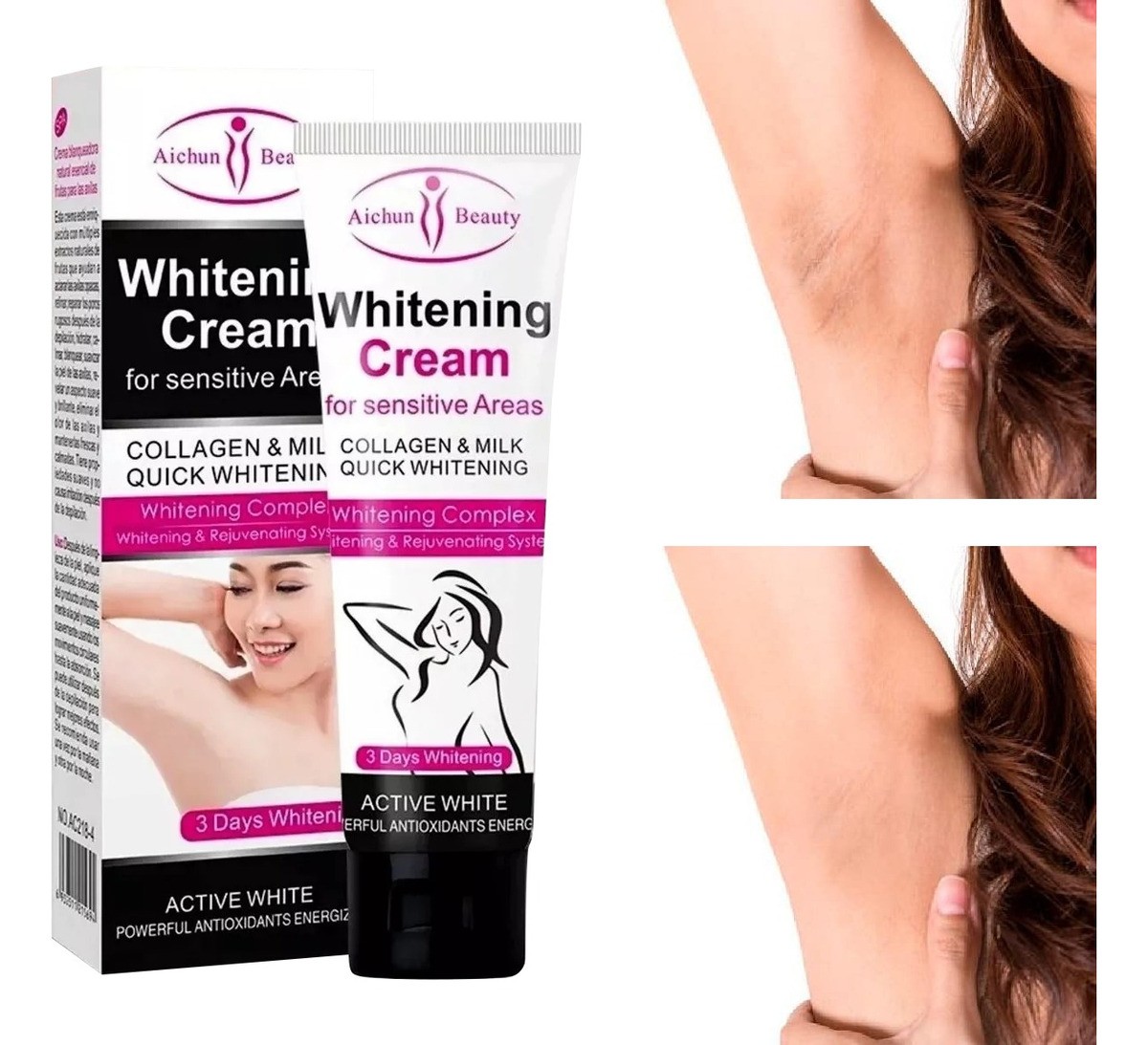 Crema Aclaradora Cara Axilas Codos Cuello Rodillas Genitales image number null