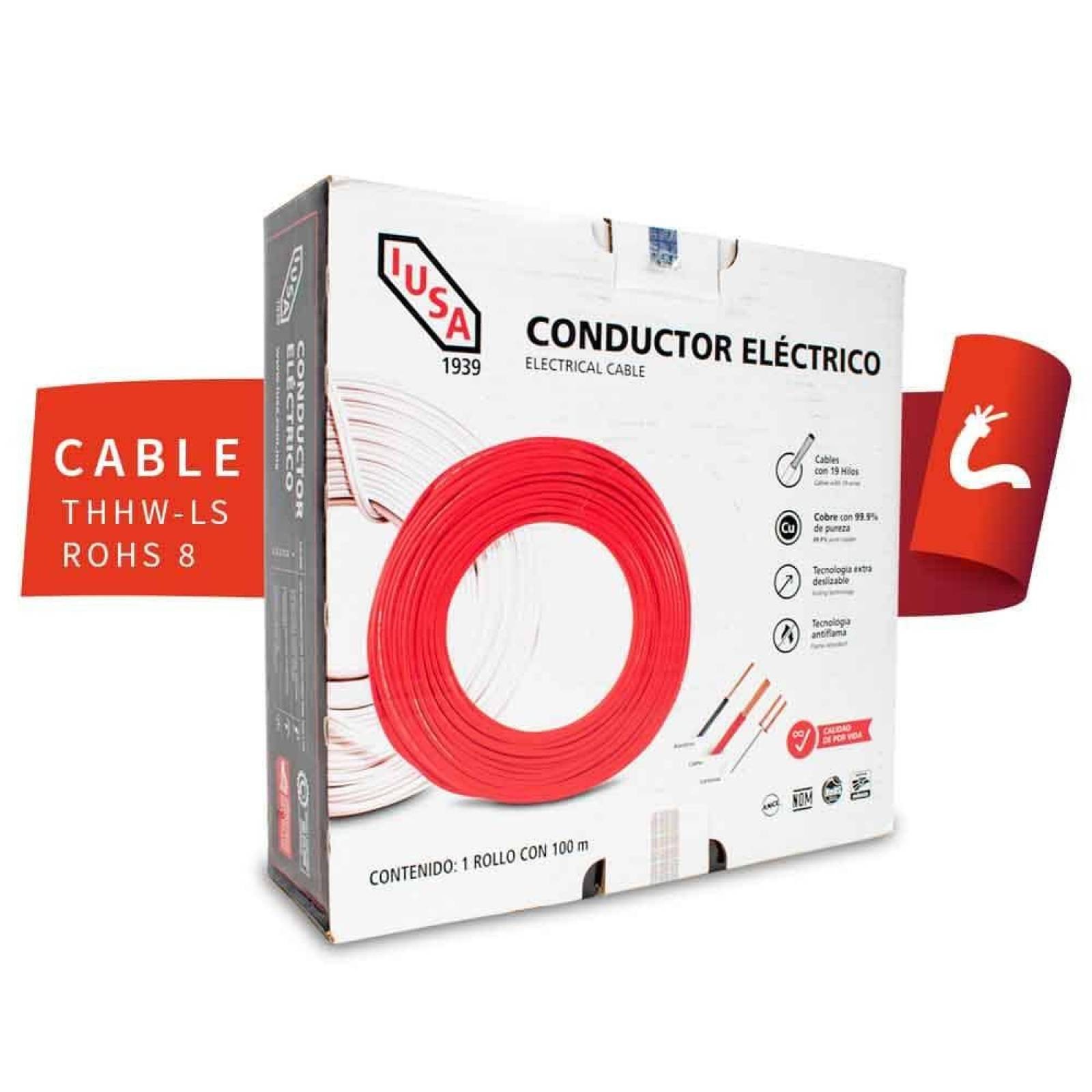 Cable THW-LS/THHW-LS CE RoHS 8 AWG en caja color verde image number null