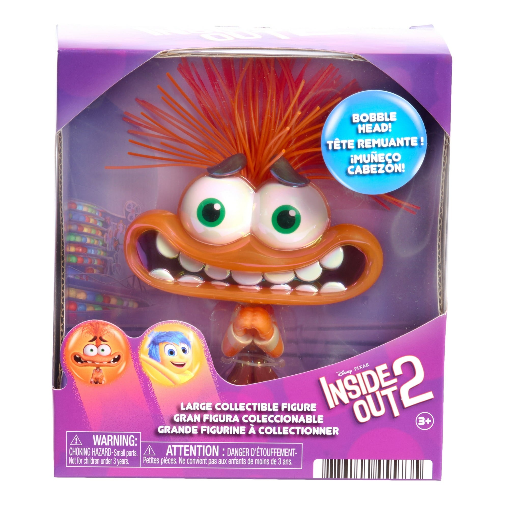 Juguete de Figura de Bobblehead Ansiedad Coleccionable y Pixar Inside Out 2 image number null