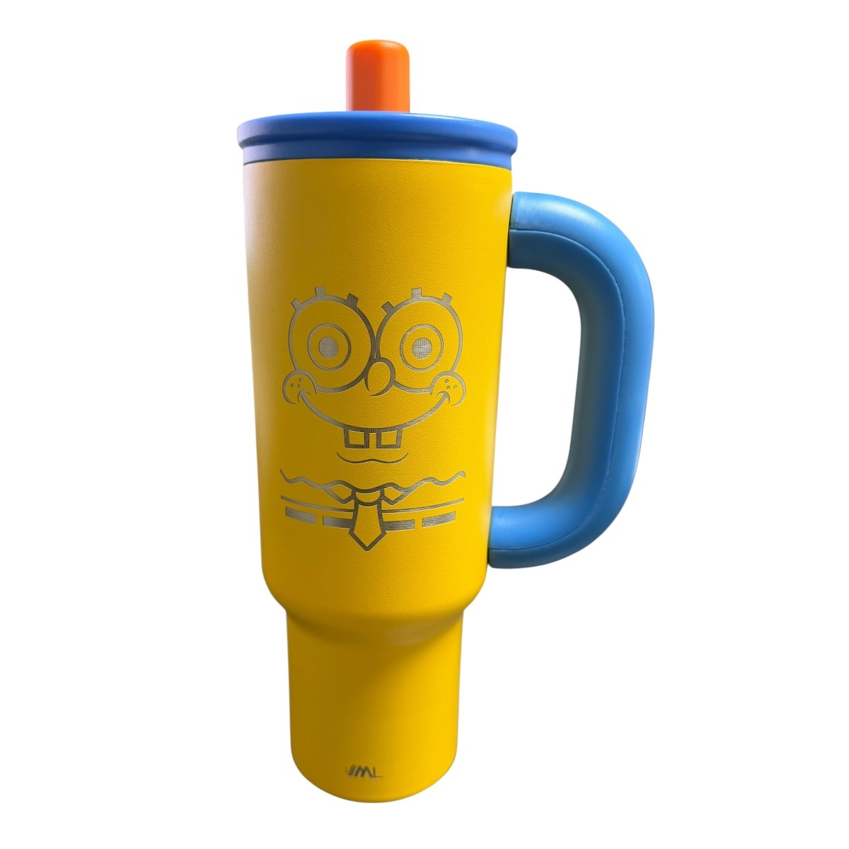 Termo de acero inoxidable color amarillo de 1.2 litros, Bob Esponja image number null