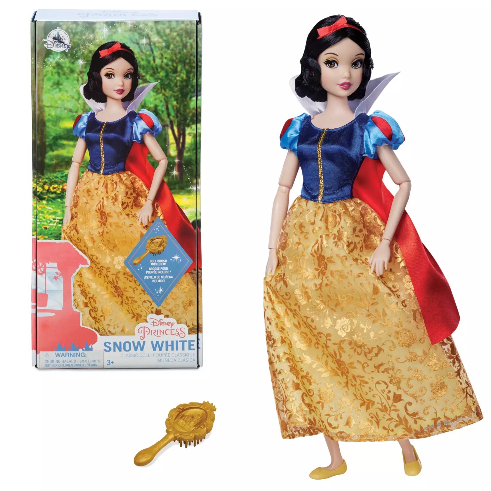 Princesas Mu&ntilde;eca Cl&aacute;sica Oficial Blanca Nieves 29cm Regalo Juguete image number null