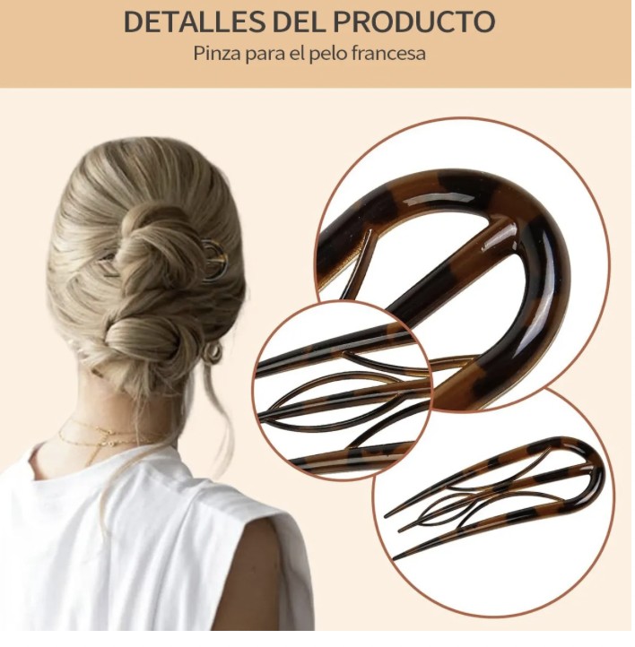 6 Pinzas Para Cabello Horquillas Para Pelo Accesorios Mujer 6pcs image number null