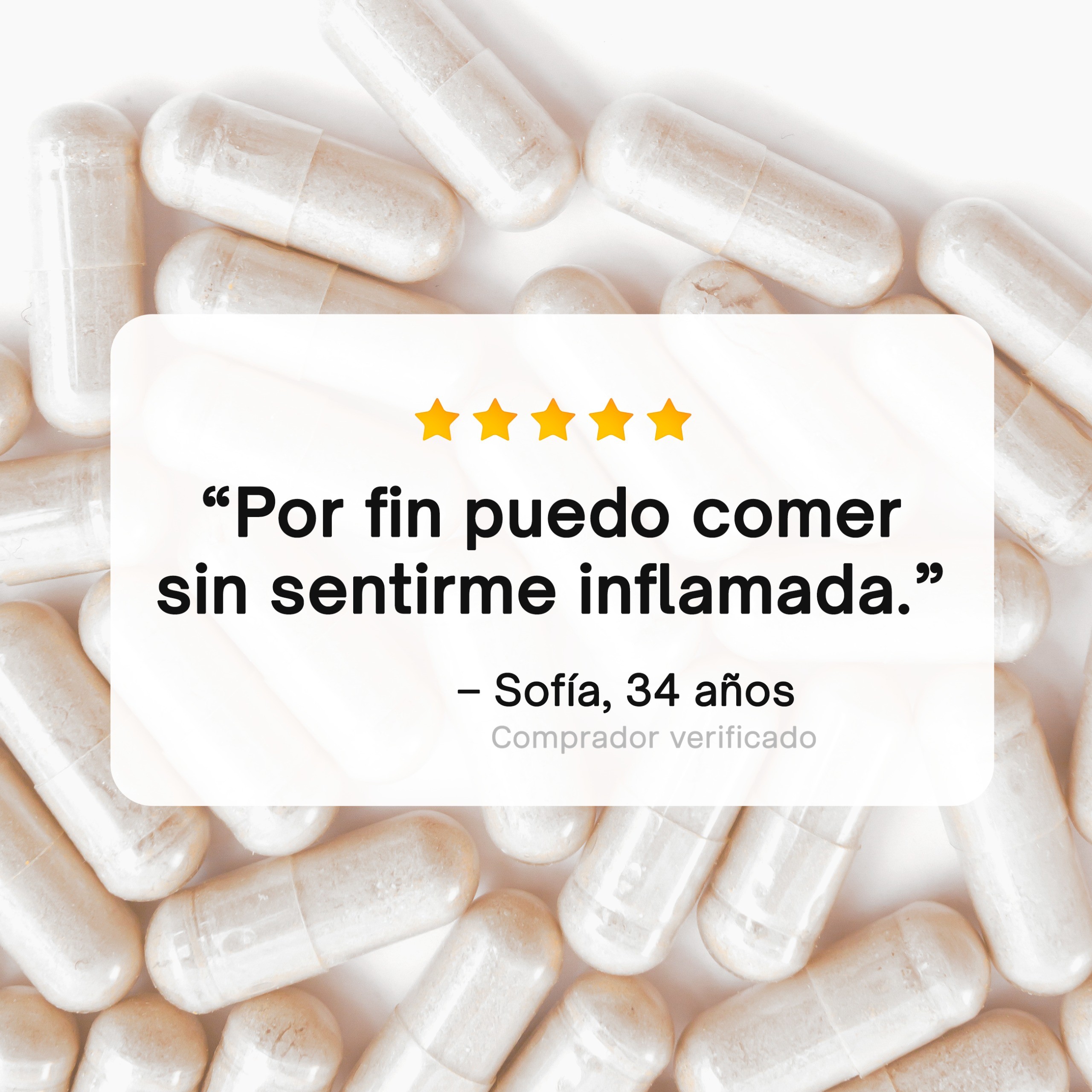 Amarte Labs Probi&oacute;ticos Enzimas Digestivas Salud Intestinal image number null