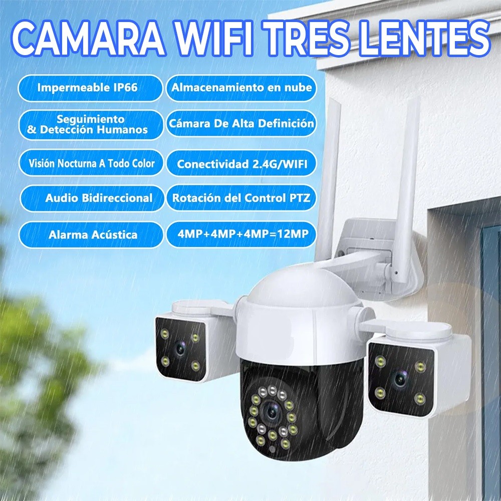 Camara de Seguridad 3 en 1 image number null