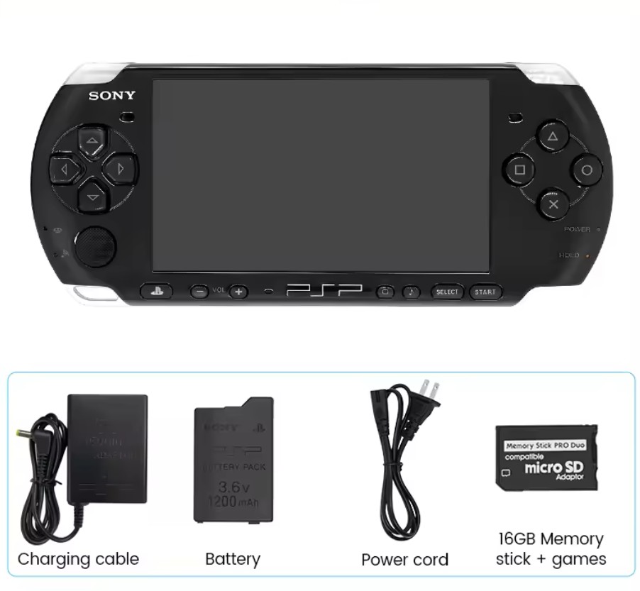 Consola Sony Psp 3000 Original | 16GB de Videojuegos| Completa Con Caja image number null