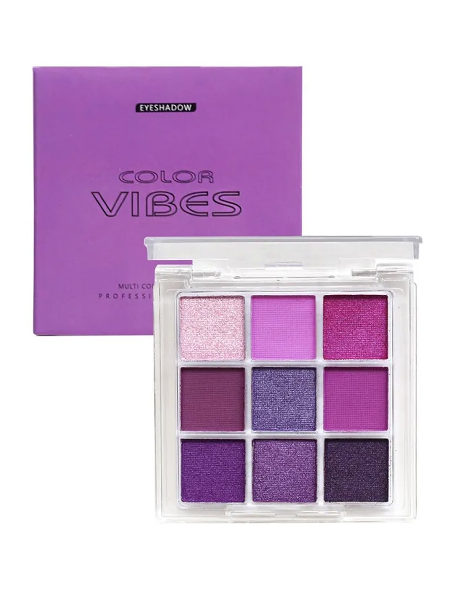 9 Sombras De Ojos Mate Ahumadas Resistentes Al Agua SMOKEY PURPLE image number null