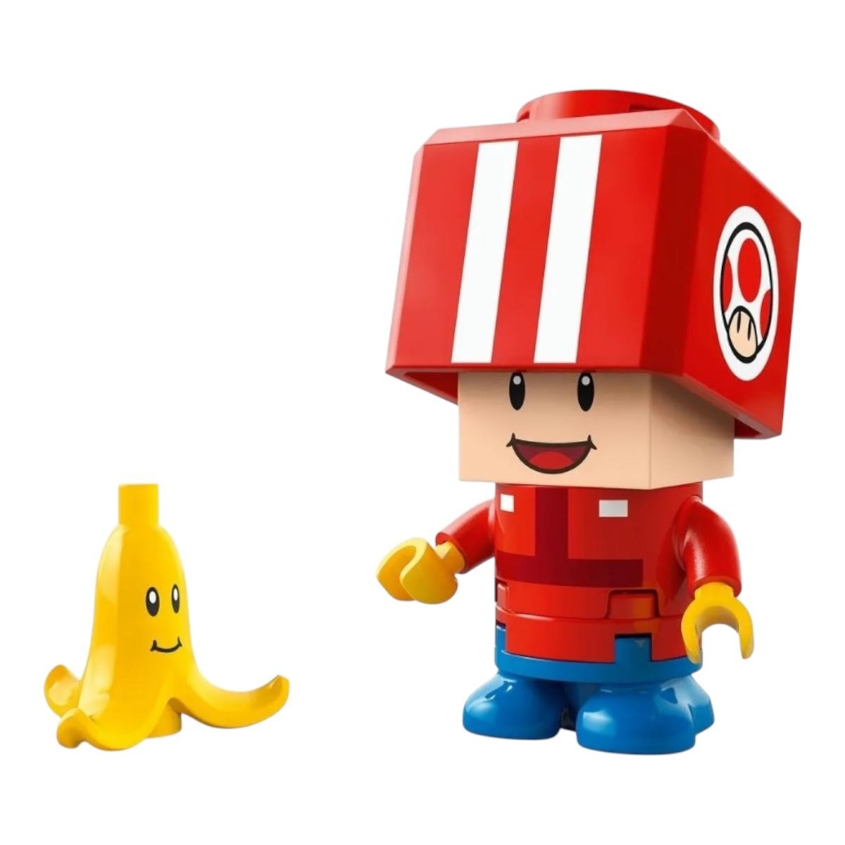 Kit Lego Super Mario Kart Est&aacute;ndar Toad Mec&aacute;nico Auto 72032 image number null