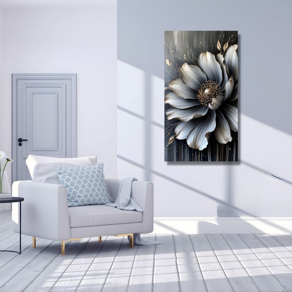 Cuadro Decorativo Bot&aacute;nica 90x122cm Flor de Obsidiana image number null