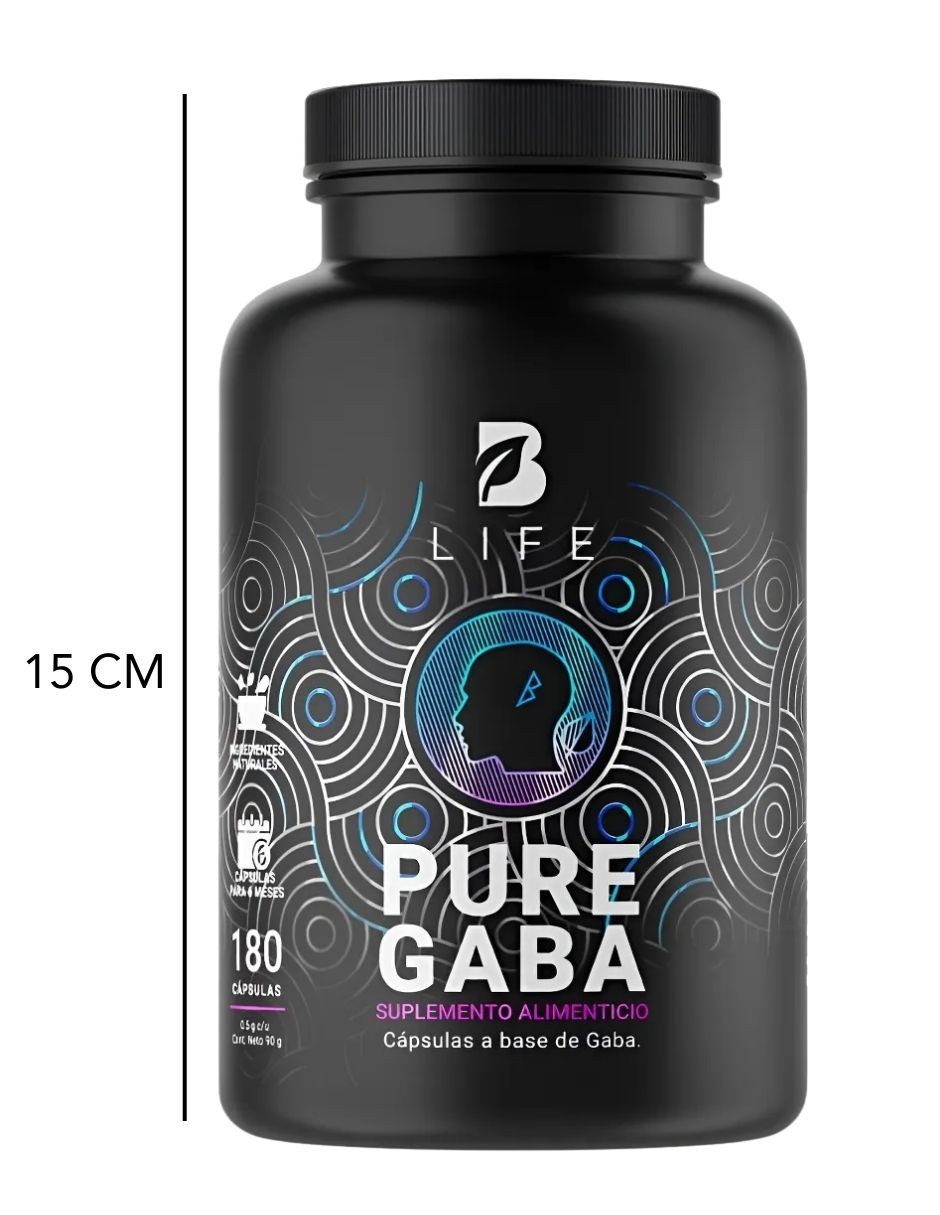Gaba De 180 C&aacute;psulas De 500mg. Pure Gaba B Life image number null