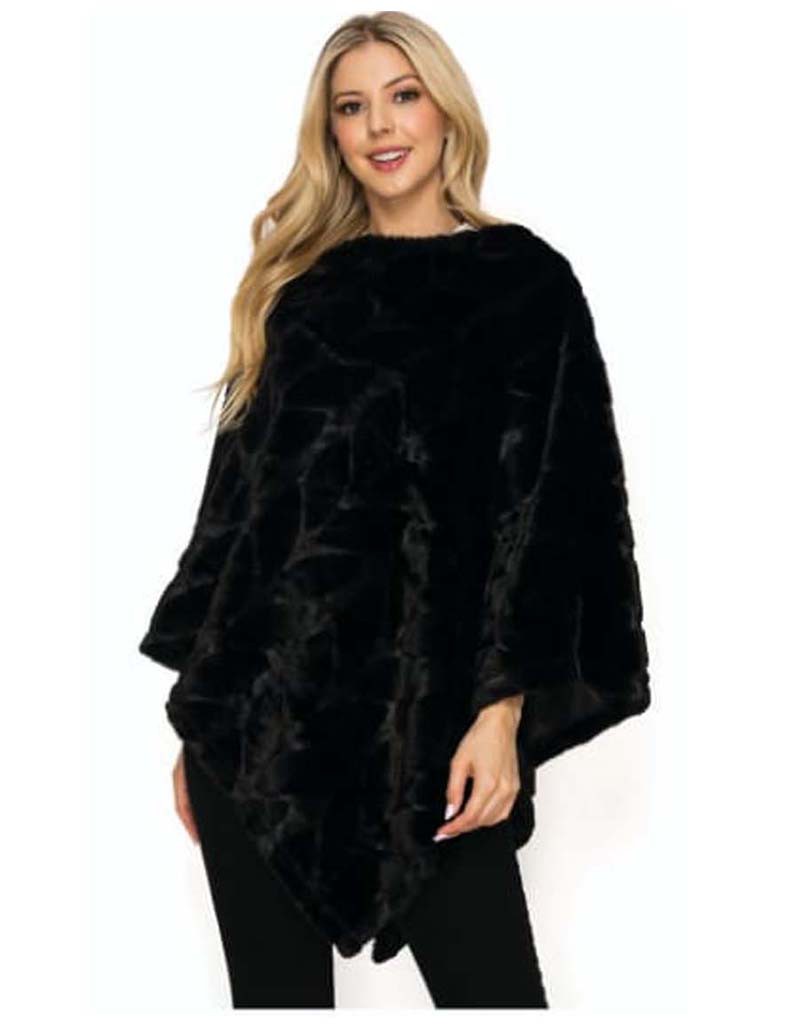 PAQUETE 6 PIEZAS PONCHO DE PELUCHE ESTAMPADO DE HOJAS image number null