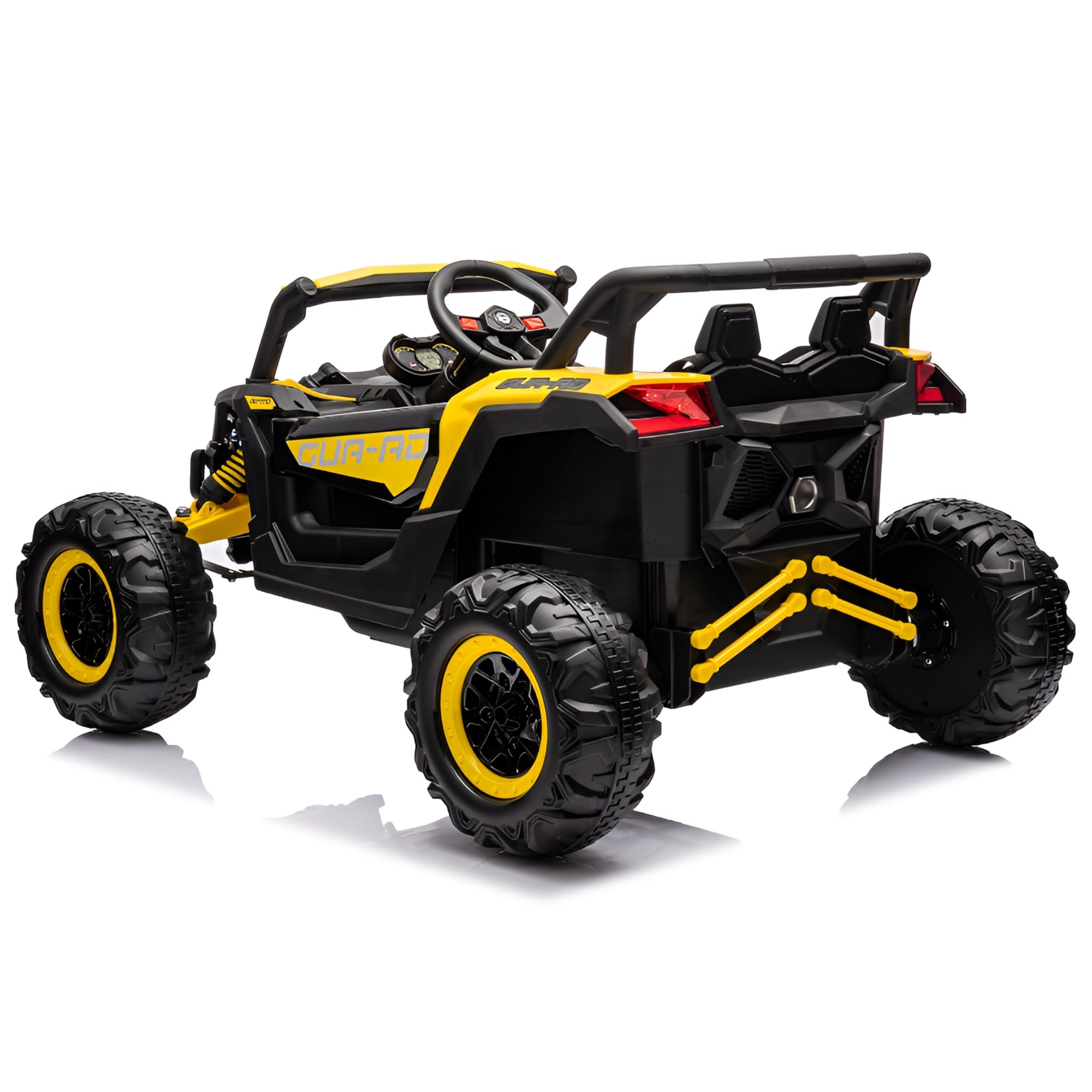 Montable Electrico para Ni&ntilde;os Recargable Control Remoto 12v - Amarillo image number null