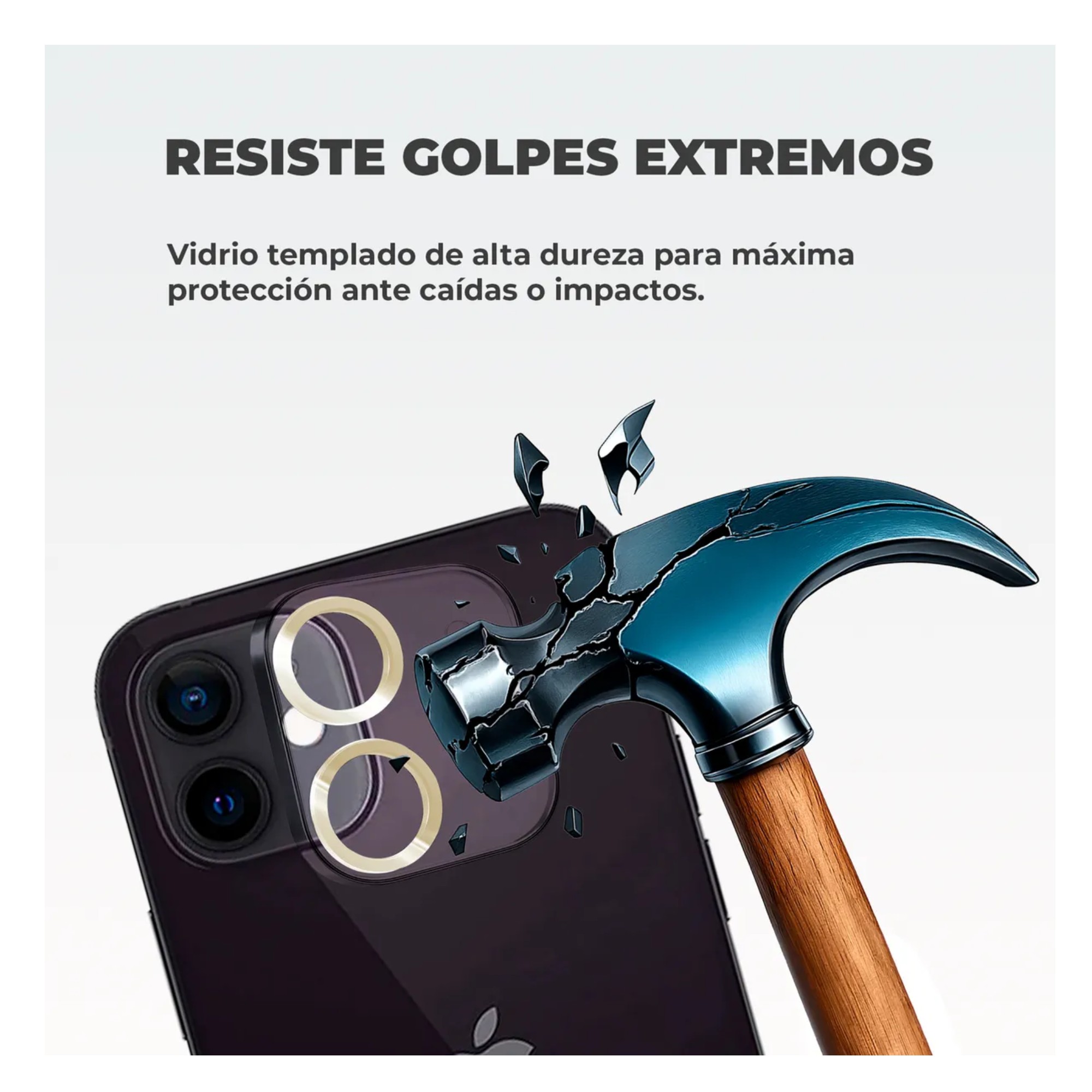 Mica De Camara Cristal Templado Deluxe Compatible Para iPhone 12 Diferentes Colores Excelente Accesorio image number null