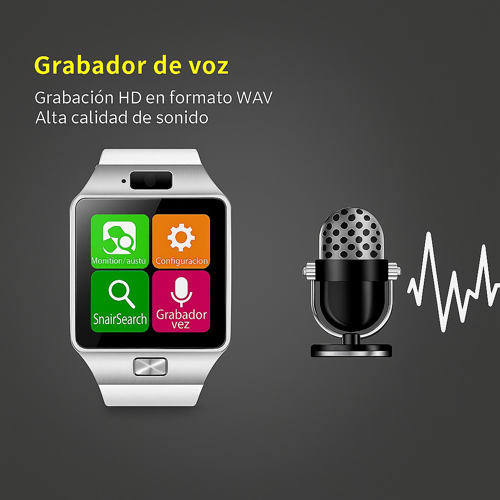 Smartwatch Dz09 Con Bluetooth, C&aacute;mara, Cronometro, Llamadas - Reloj Inteligente Blanco image number null