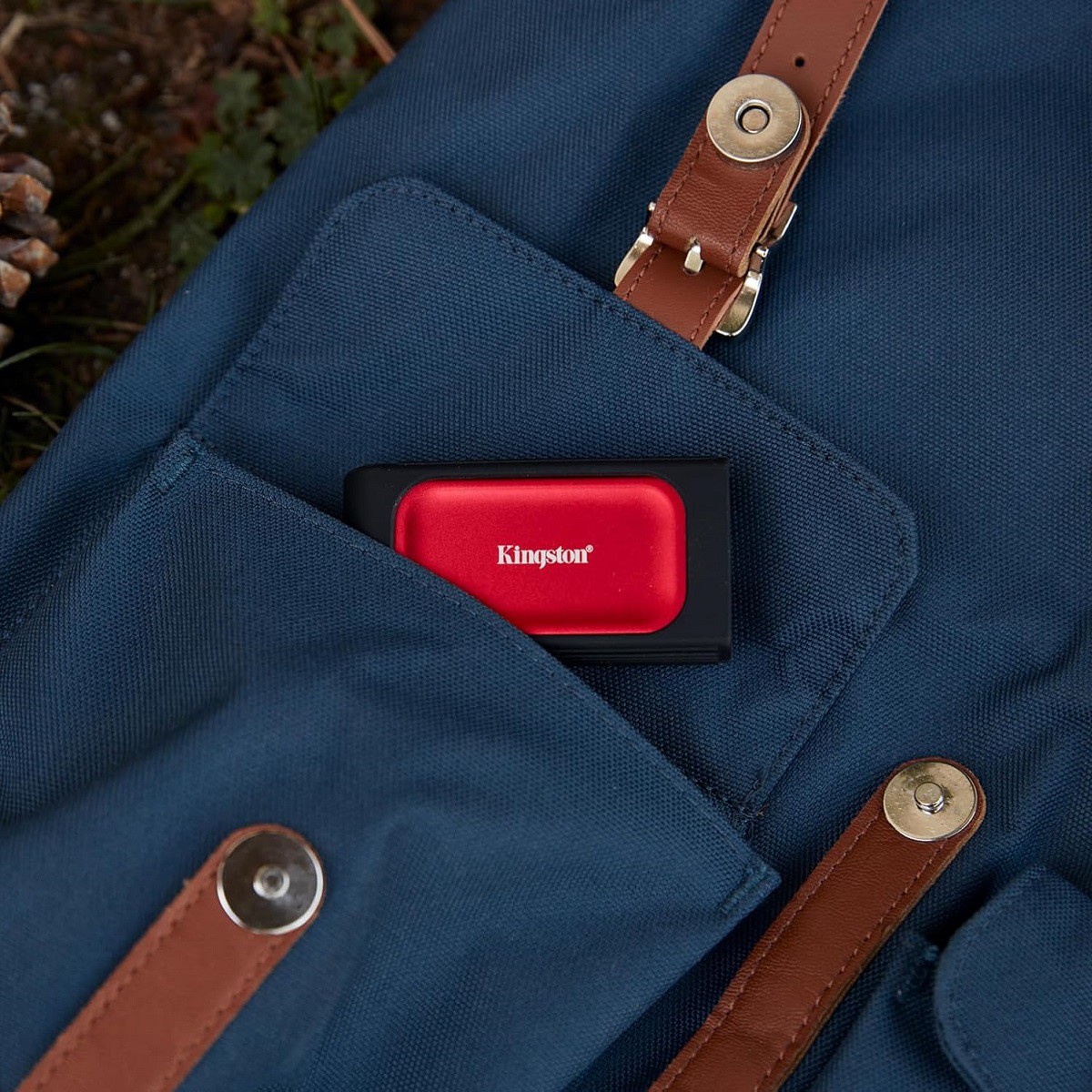 Unidad Estado Solido Externo Kingston XS1000R SSD 1TB USB C Rojo SXS1000R/1000G image number null