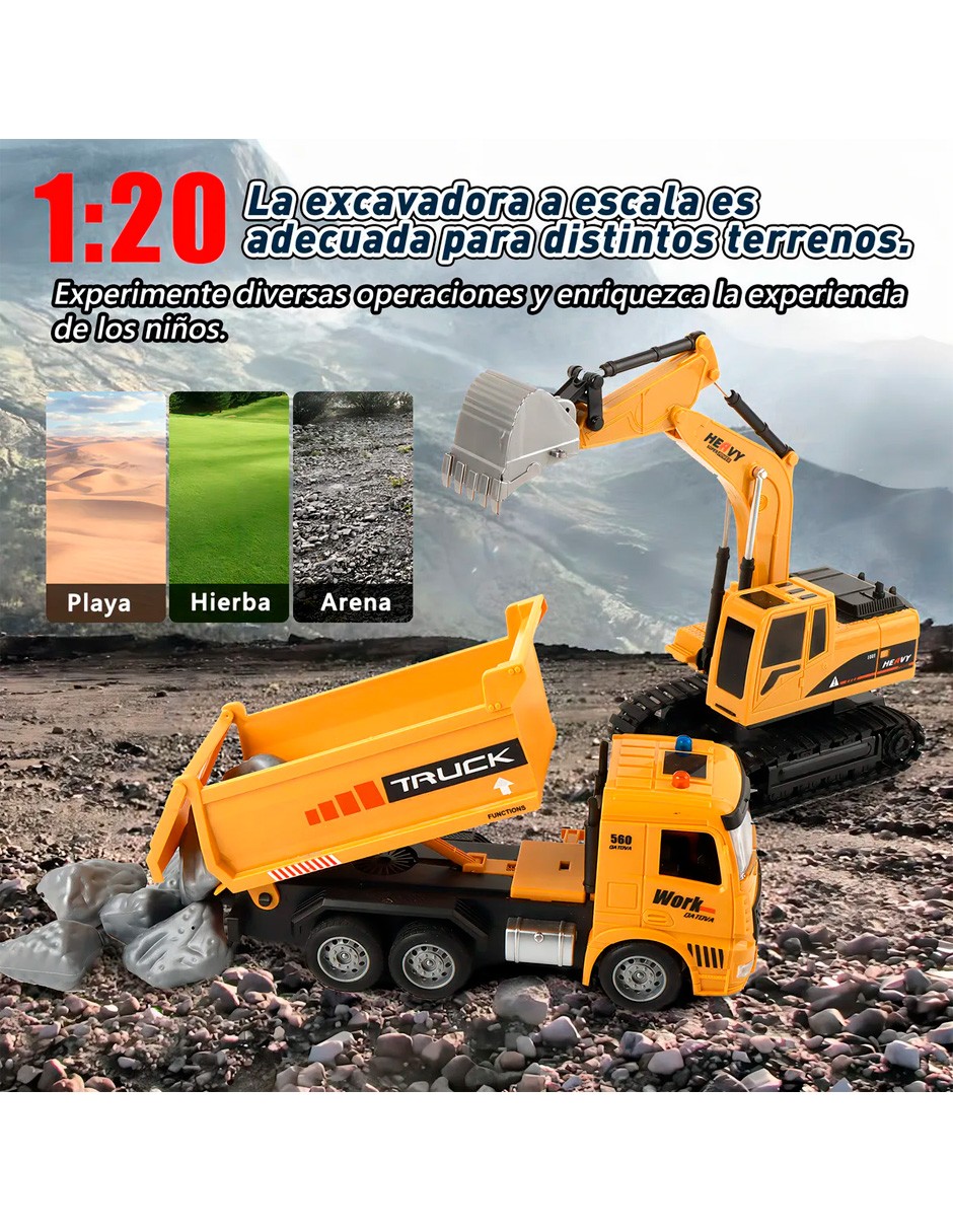 Petukita Box &ndash; Excavadora RC 2-en-1 Potente y Divertida a control Remoto image number null