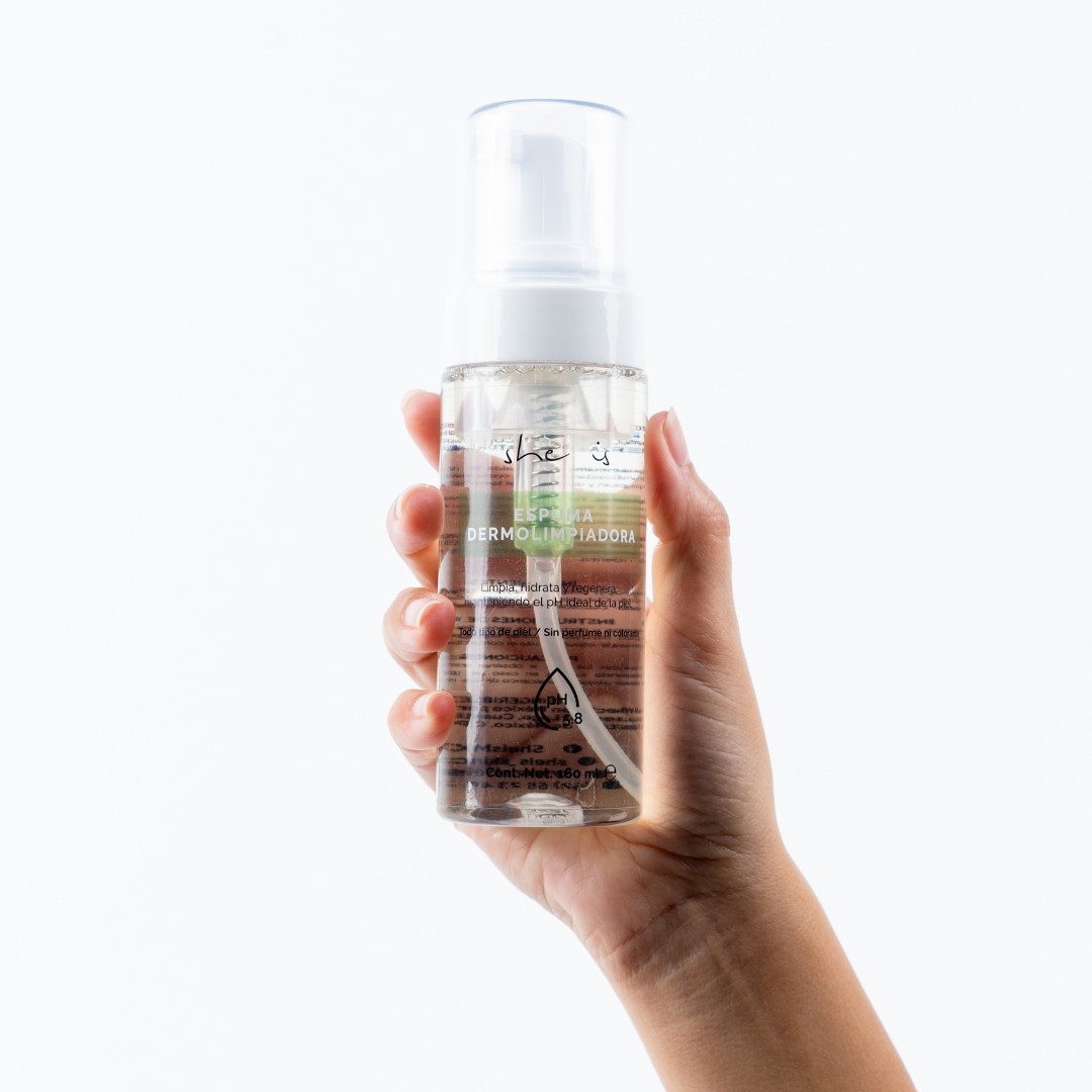 Espuma Dermolimpiadora Hidratante Facial 160ml She is skincare image number null