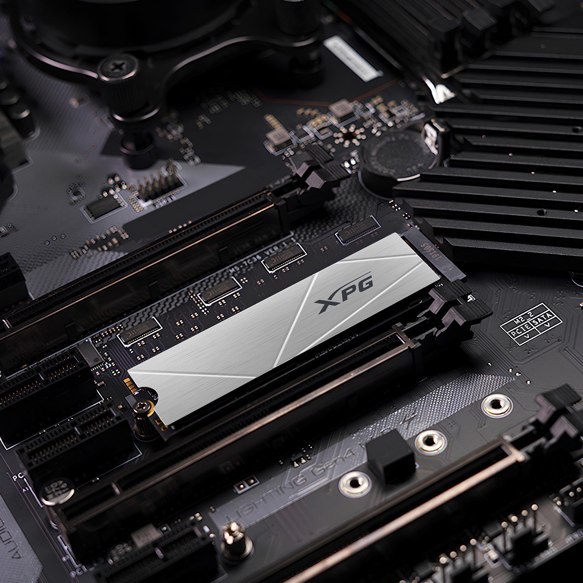 M.2 2280 SSD 512GB ADATA XPG GAMMIX S60 NVMe PCIe Gen4 x4 AGAMMIXS60-512G-CS image number null