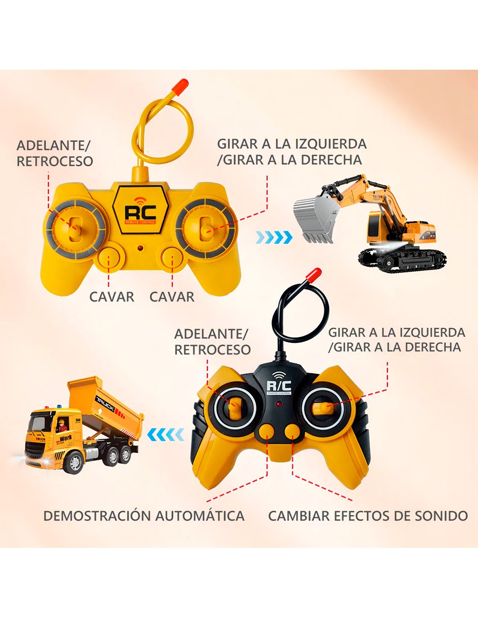 Petukita Box &ndash; Excavadora RC 2-en-1 Potente y Divertida a control Remoto image number null