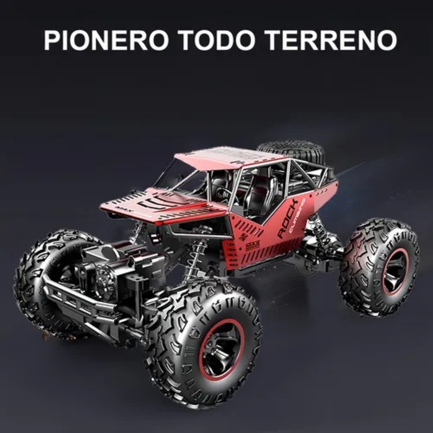 Juguete Coche a Control Remoto 4x4 rojo image number null