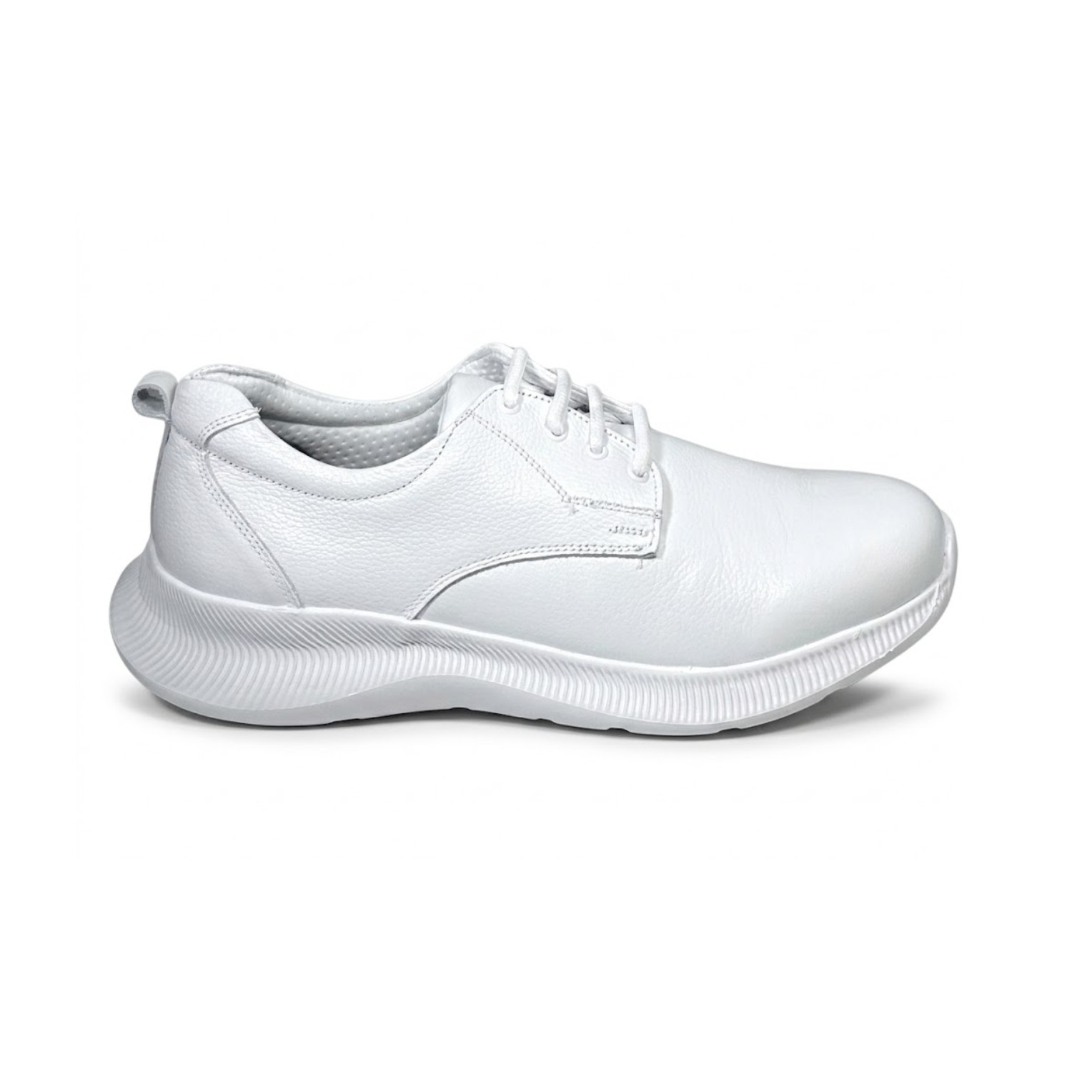 Zapato Servicio Clinico Big Apple 802 Blanco Piel Agujetas image number null