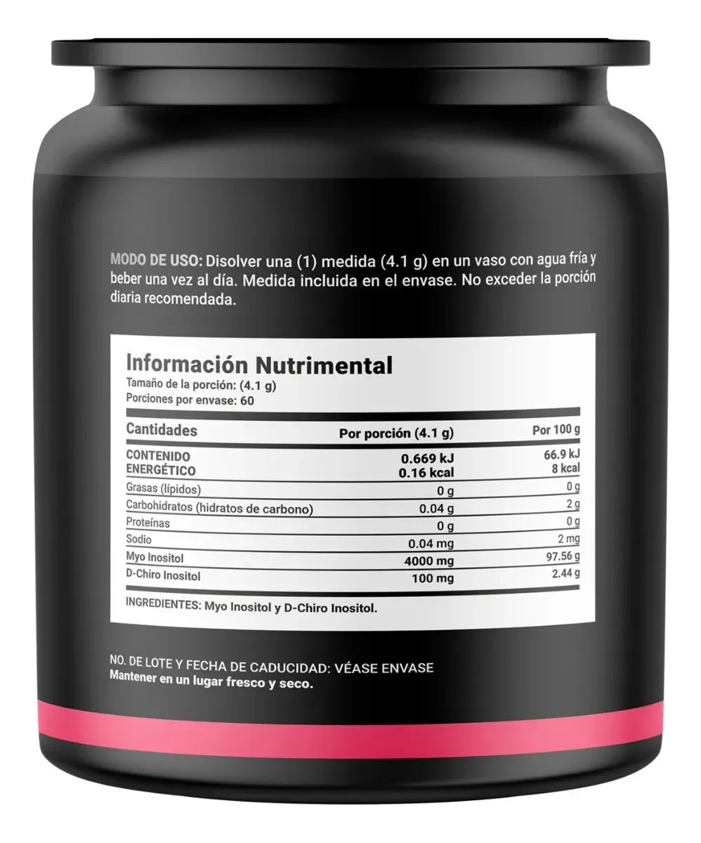 Myo Y D-chiro Inositol 246g Mezcla 40:1 Myo Inositol. B Life Sabor Sin sabor image number null