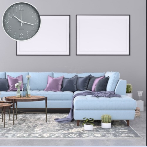 Reloj De Pared 30 cm Moderno Cuarzo Silencioso Dormitorio Y Sal&oacute;n. image number null