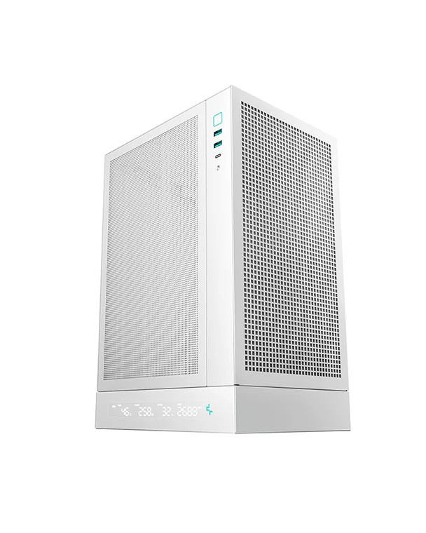 Gabinete DeepCool CH170, Midi-Tower, Mini-ITX, USB 2.0/3.0, sin Fuente, sin Ventiladores Instalados, Blanco image number null