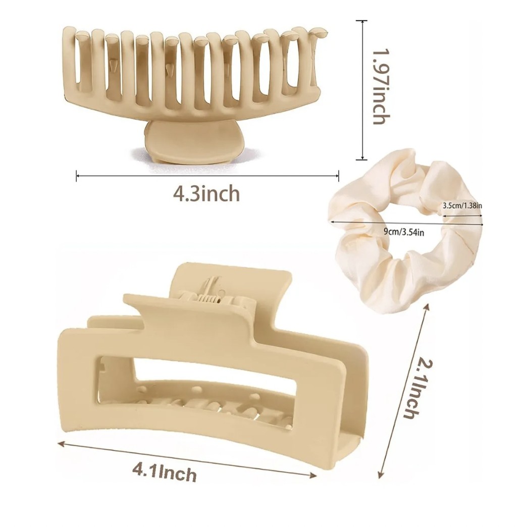 Pinzas Para El Cabello Y Scronchies Para Pelo Mujer 10pcs image number null